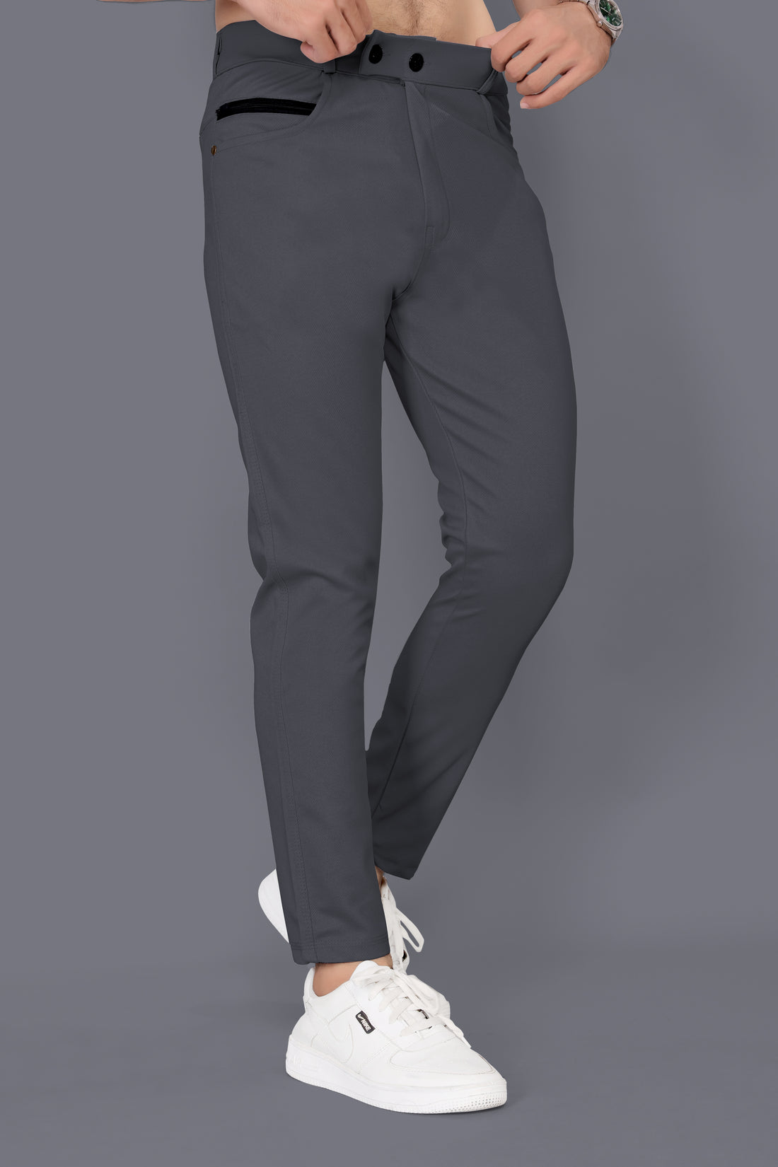 Men's Slim-Fit Stretch Activewear Joggers Versatile Lightweight Performance Pants